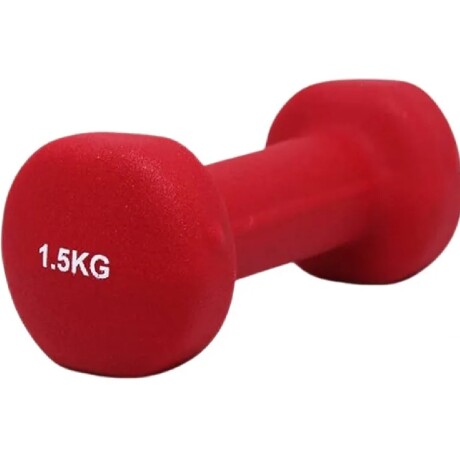 Mancuerna engomada de 1.5KG Rojo