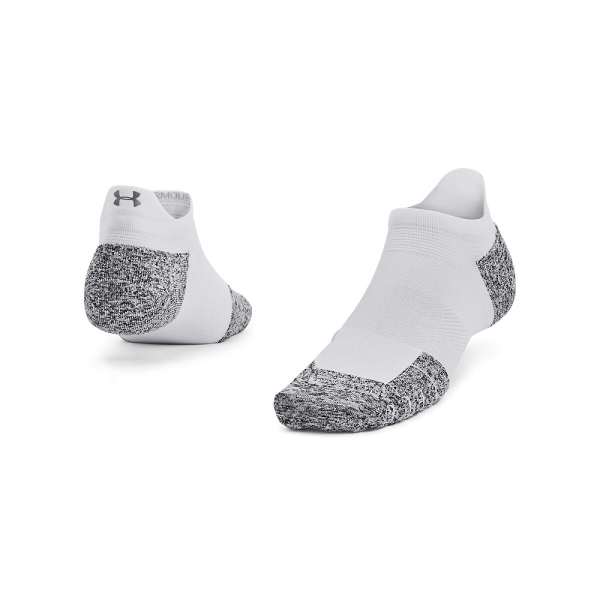 UA AD Run Cushion 1pk NS Tab-WHT - WHT-100 