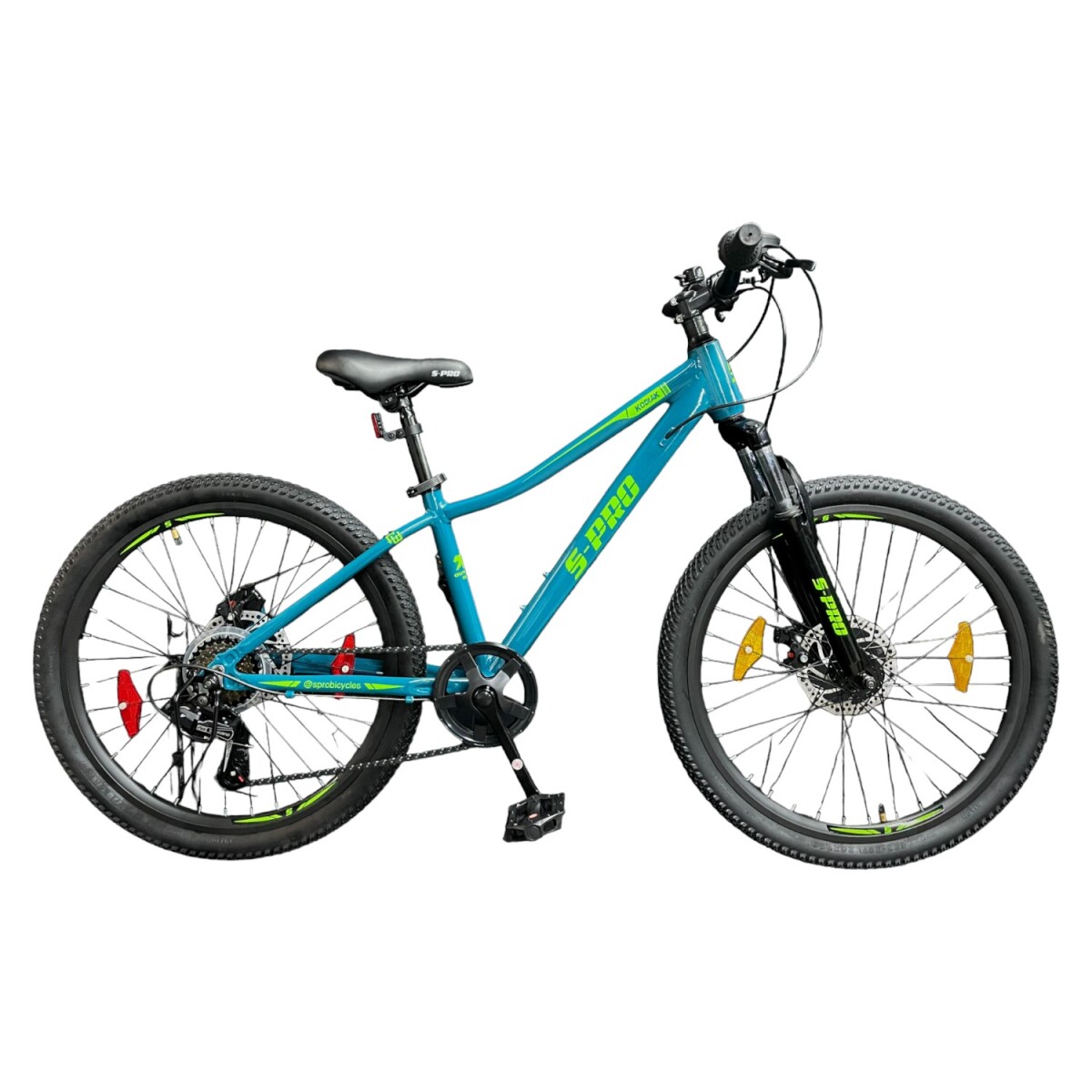 Bicicleta S-PRO Kodiak Rodado 24 con 7 Velocidades - Verde 