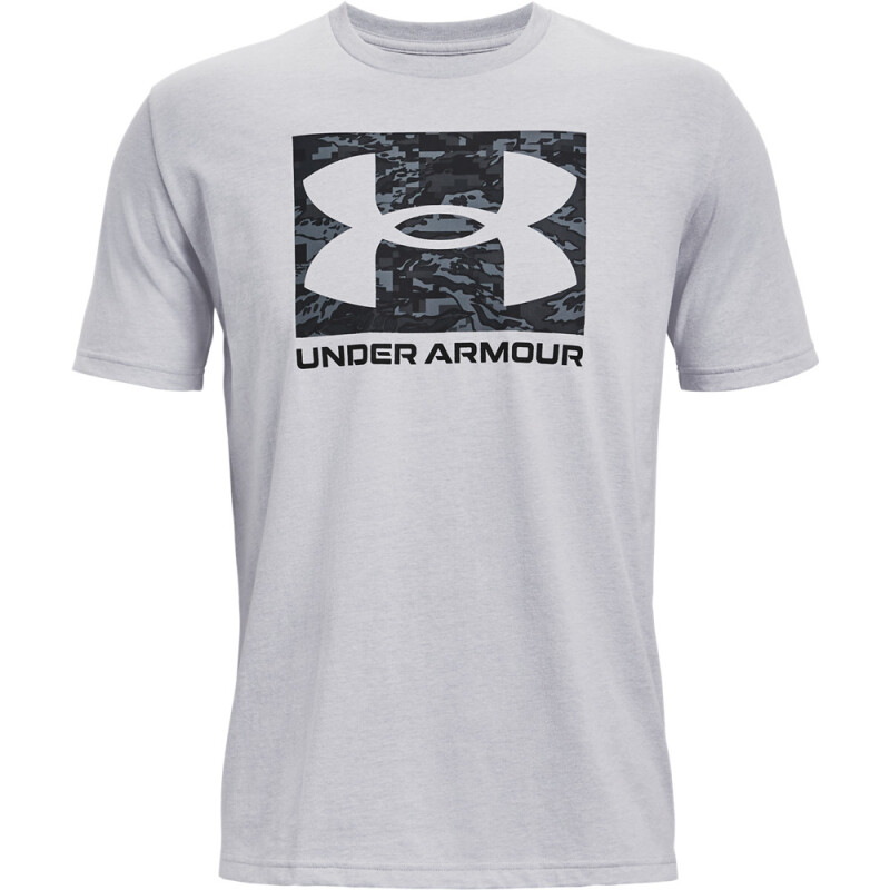 UA ABC CAMO BOXED LOGO SS-BRN GRY-011