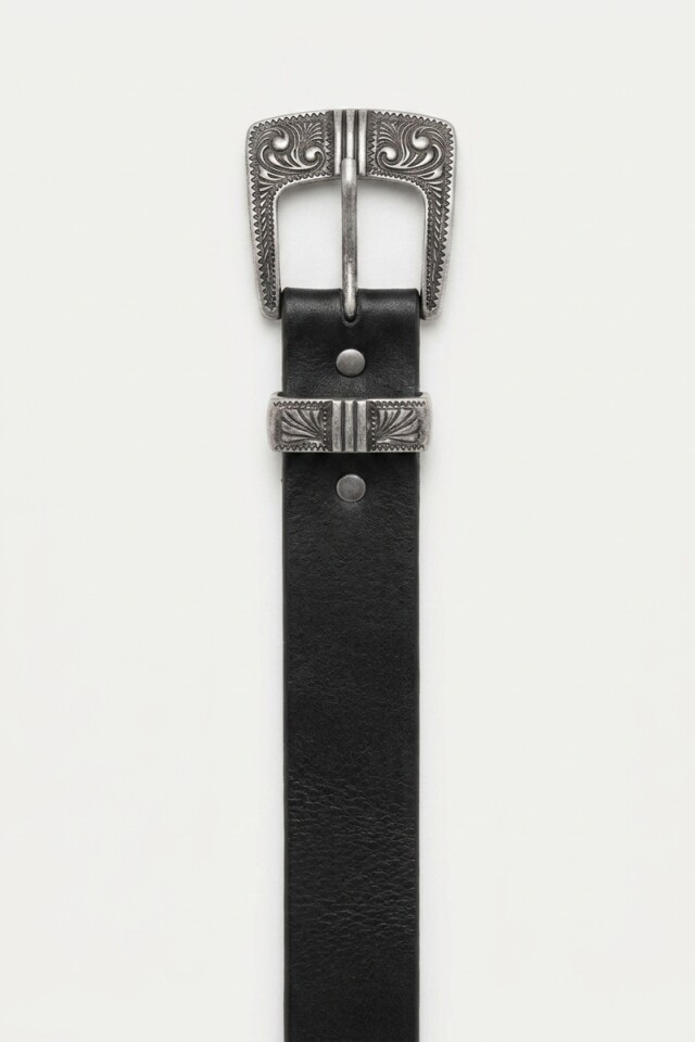 Cinturón boho negro