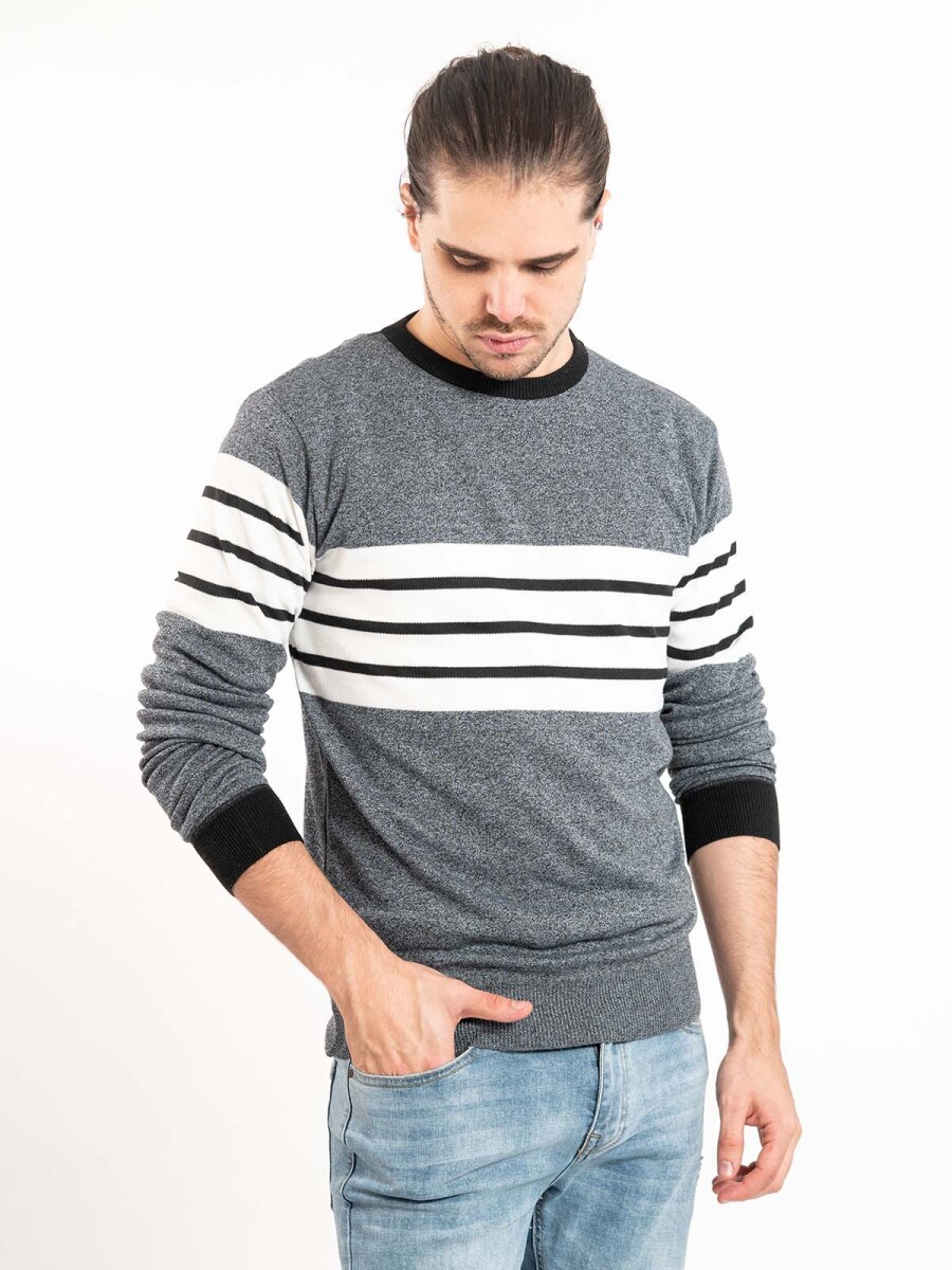 Sweater Stripe - Light Grey 