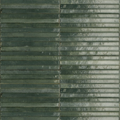 Porcelanato Tipo Brick Verde Brillo 6X24Cm Piso Pared GAMAS DE VERDE