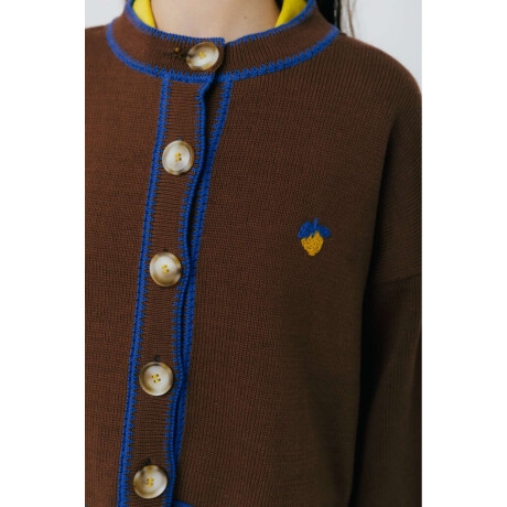 CARDIGAN TERRO LIMA Chocolate