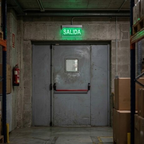 CARTEL DE EMERGENCIA - SALIDA Cartel LED de Emergencia Salida