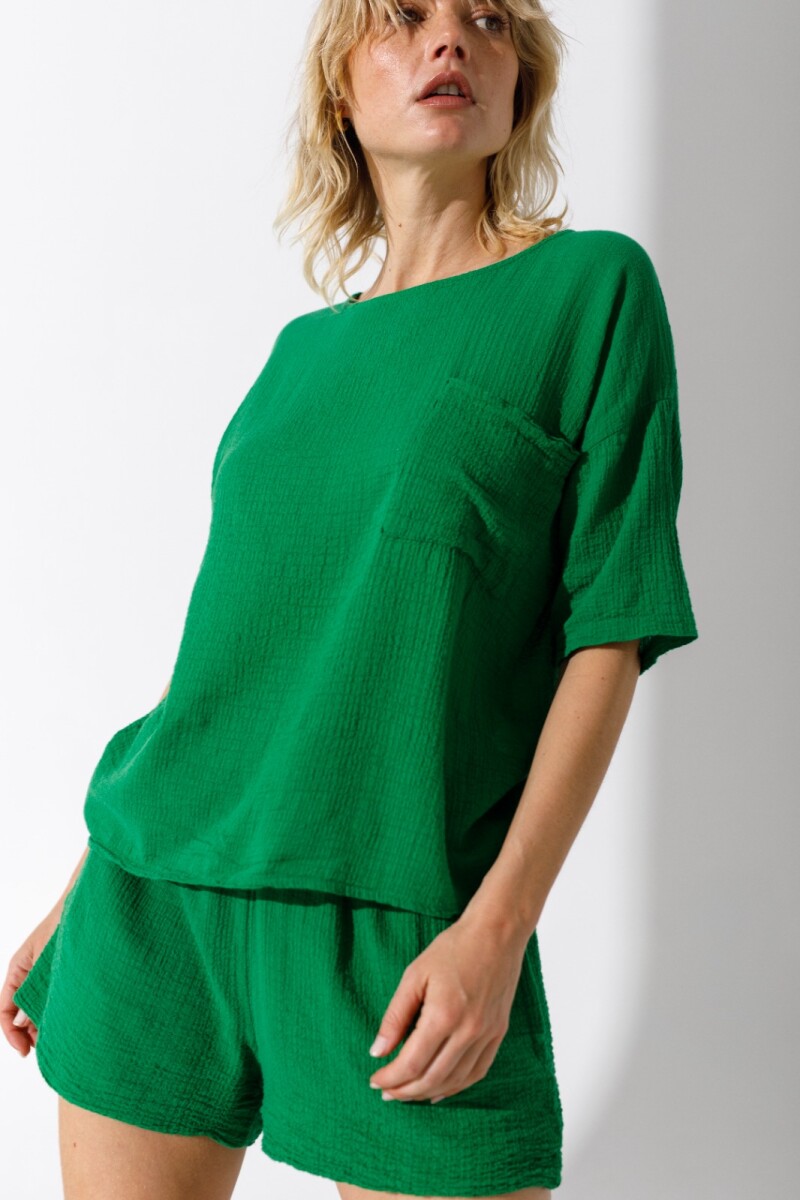 Tshirt Cottone - Verde 