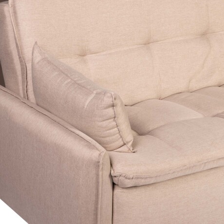 SOFÁ CAMA MADERA-Y-TELA NATURAL-BEIGE ESSENTIA BEIGE