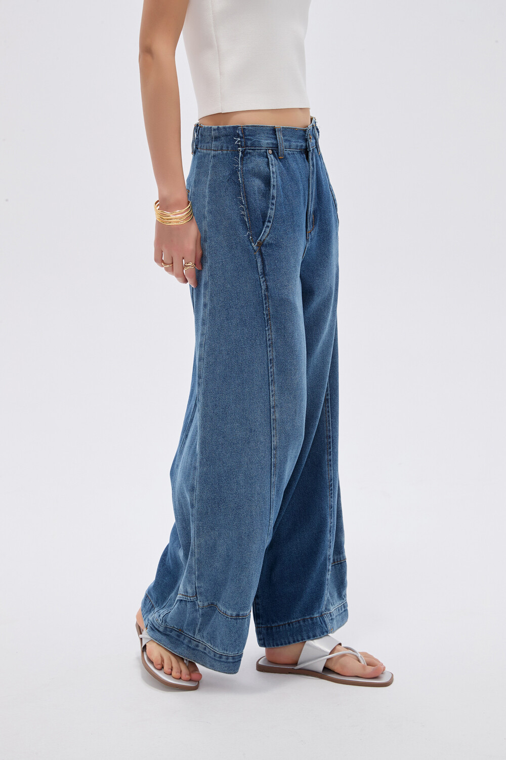 Pantalon Reka Azul Medio
