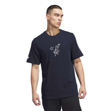 Remera Adidas Shmoo G Tee 3 Azul con Diseño