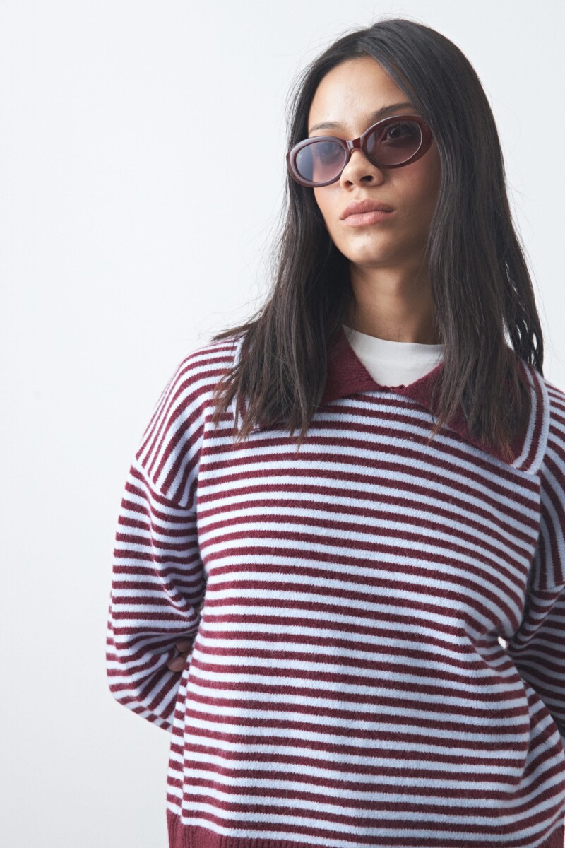 SWEATER <br /> TUMBES Bordó