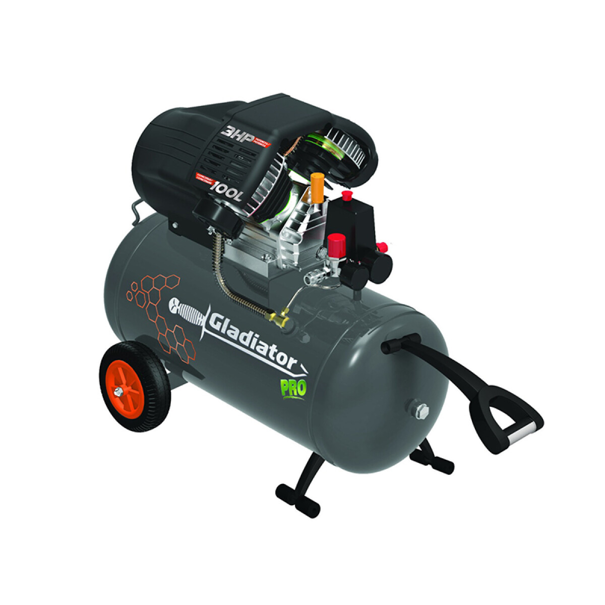 ZZ COMPRESOR 120L 1450W 2HP CE710022050 GLAD PRO ++ - N/a 