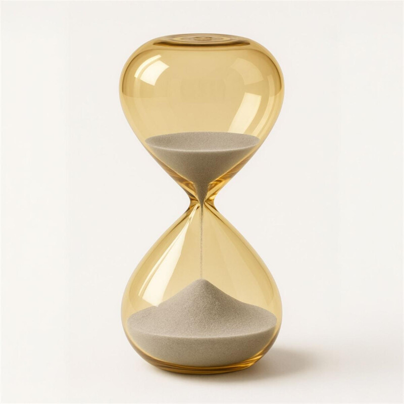 Reloj de Arena Deco 30 Minutos Gris