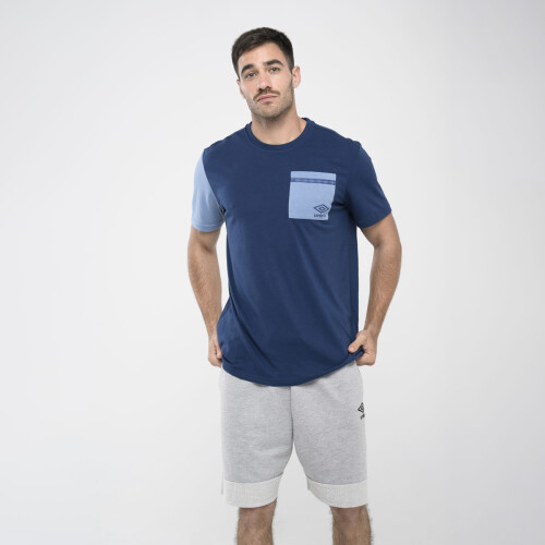 Remera Pocket Umbro Hombre Azu