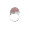Anillo Oval-Plata 925-Piedra Cuarzo rosa-AN3937 conpiedra