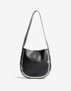 Saca Cartera Formato Saca Con Tachas - Negro