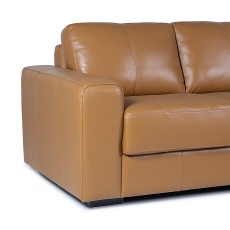 Rinconera Colorado - Cuero Básico - Chaise Derecho Camel - (Preventa)