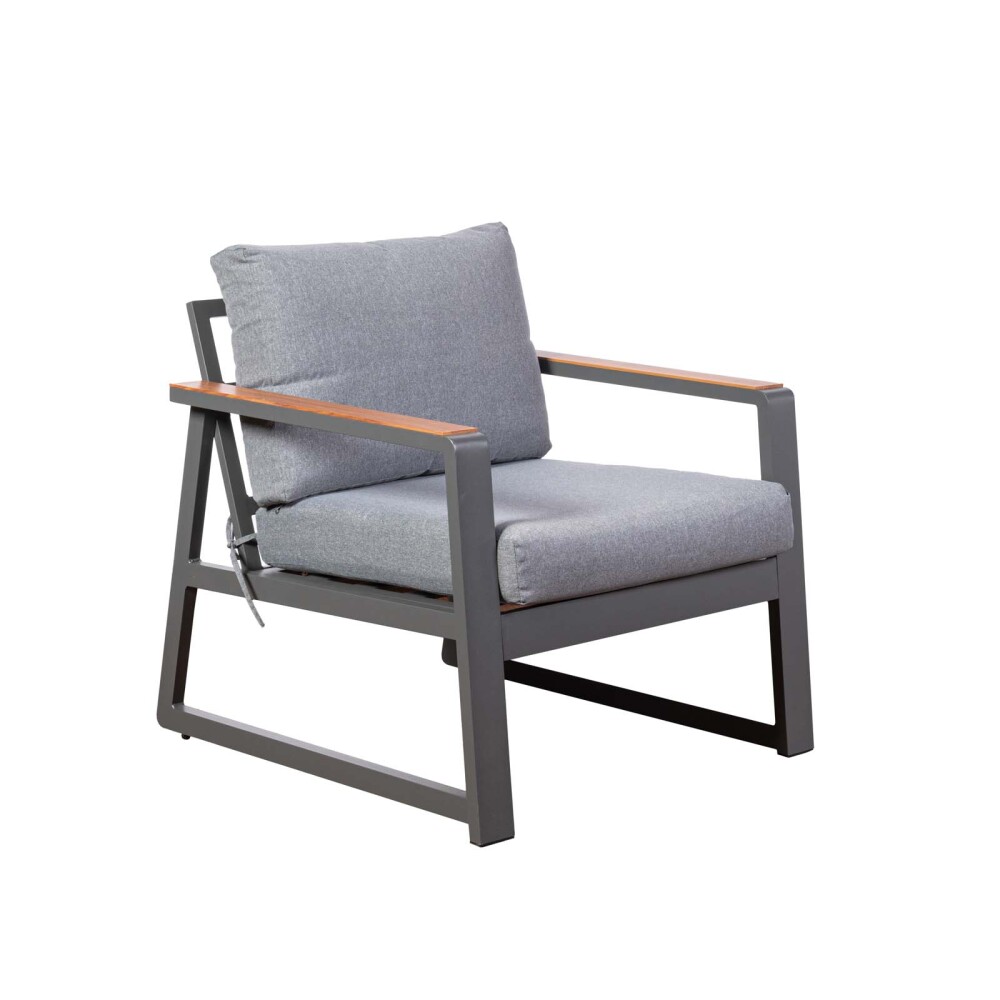 SET DE LIVING ALUMINIO GRIS TENERIFE