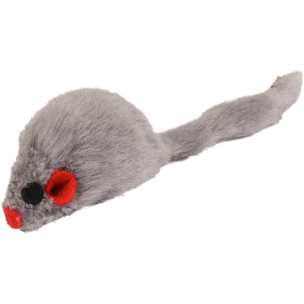 JUGUETE GATOS FLAMINGO RATÓN DE PELUCHE CON TUBO JUGUETE GATOS FLAMINGO RATÓN DE PELUCHE CON TUBO