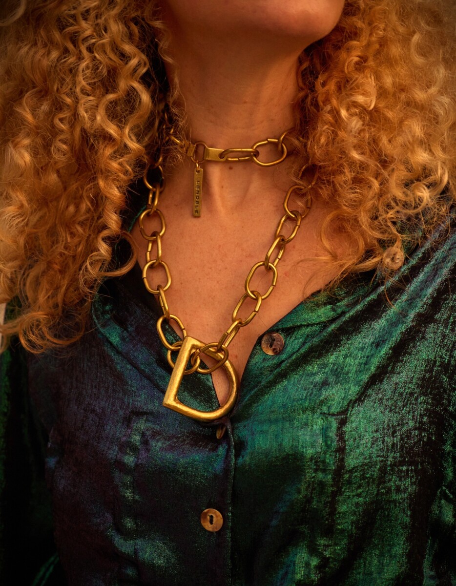 Estribo Chain - Bronce 