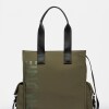 Cartera Al Hombro Light Nylon Negro Verde