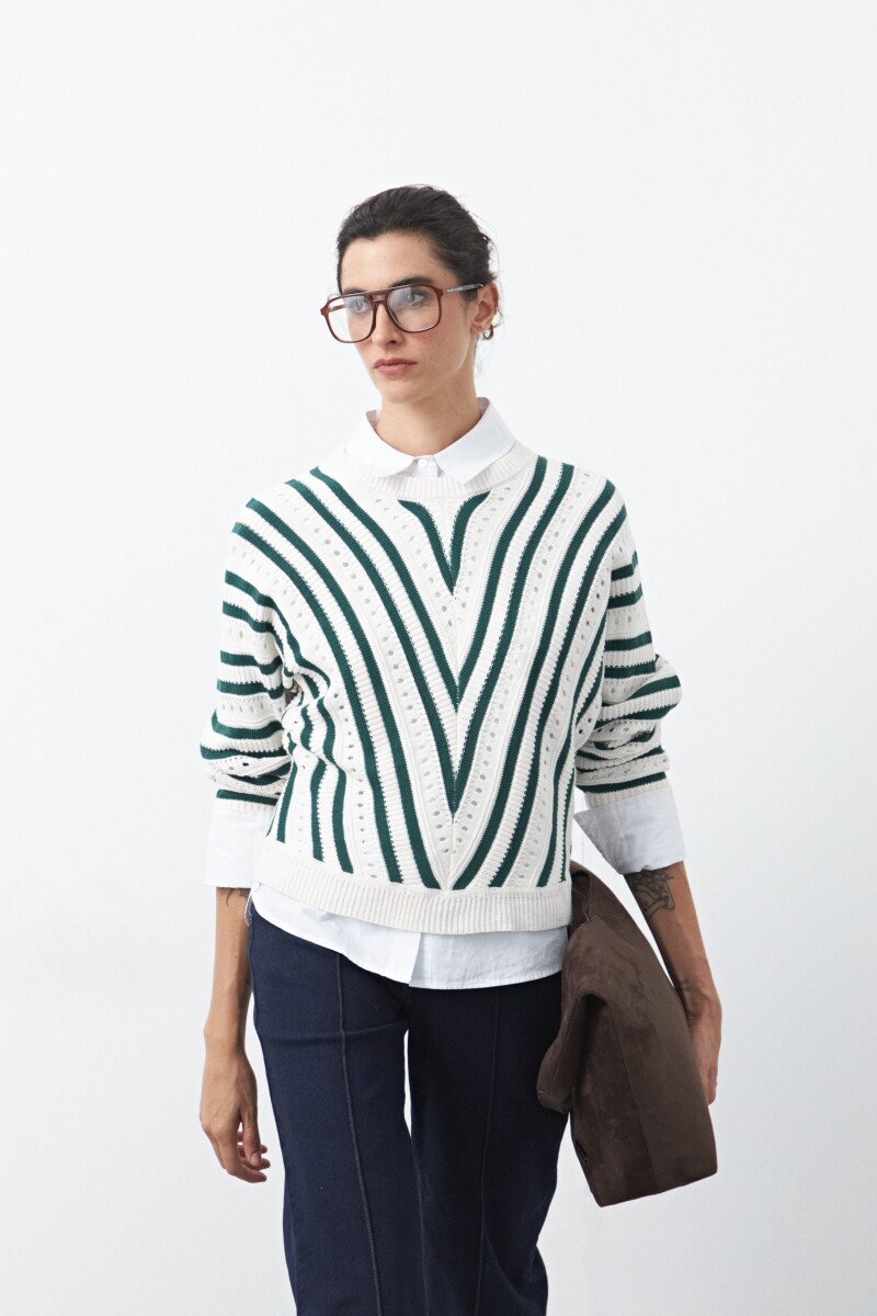 SWEATER COIMBRA Verde Botella