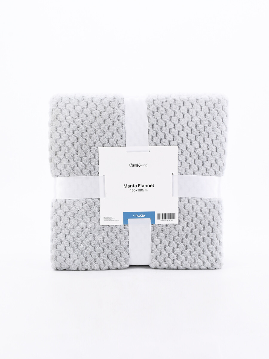 FLANNEL PANAL 1 PLAZA - GRIS 