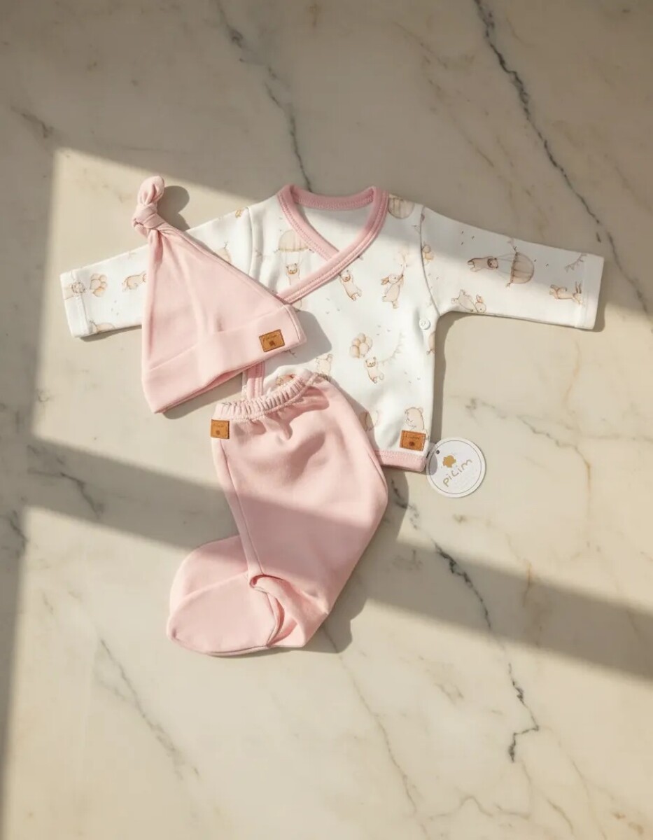 Primer muda PILIM estampada - rosado 