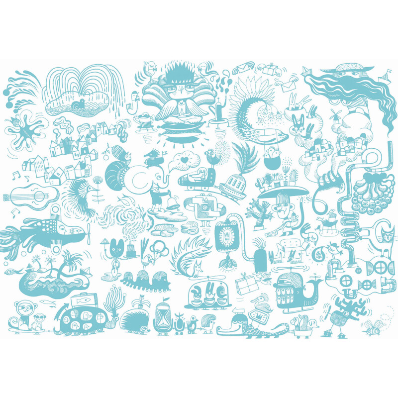 WIZZY100 Puzzle 48x34 Cm 100 Pcs 7+ Djeco Wizzy Enchanted Tree