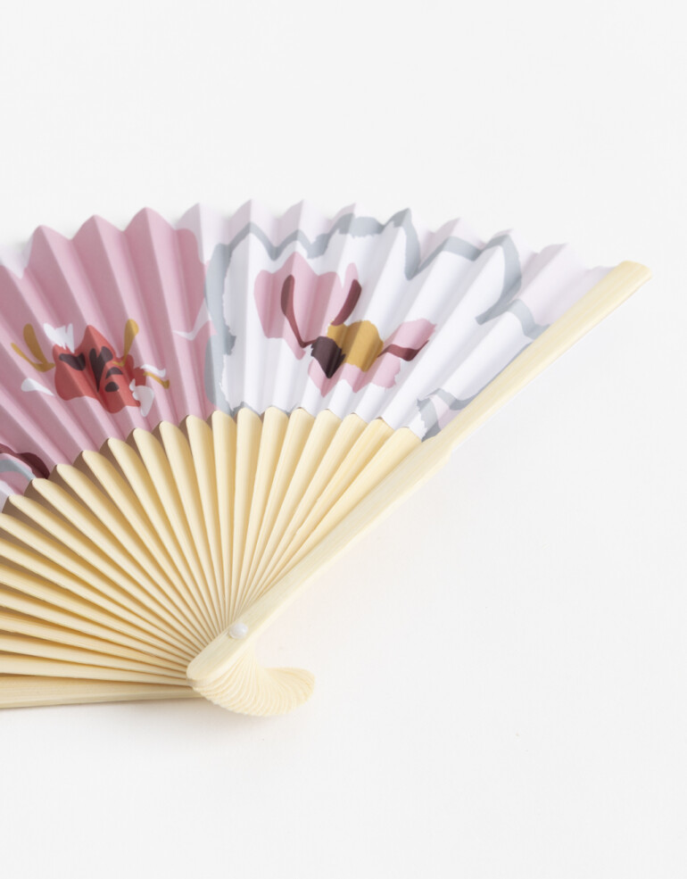 Rega Varios Abanicos Abanico De Papel Floral - Combinacion Multicolor