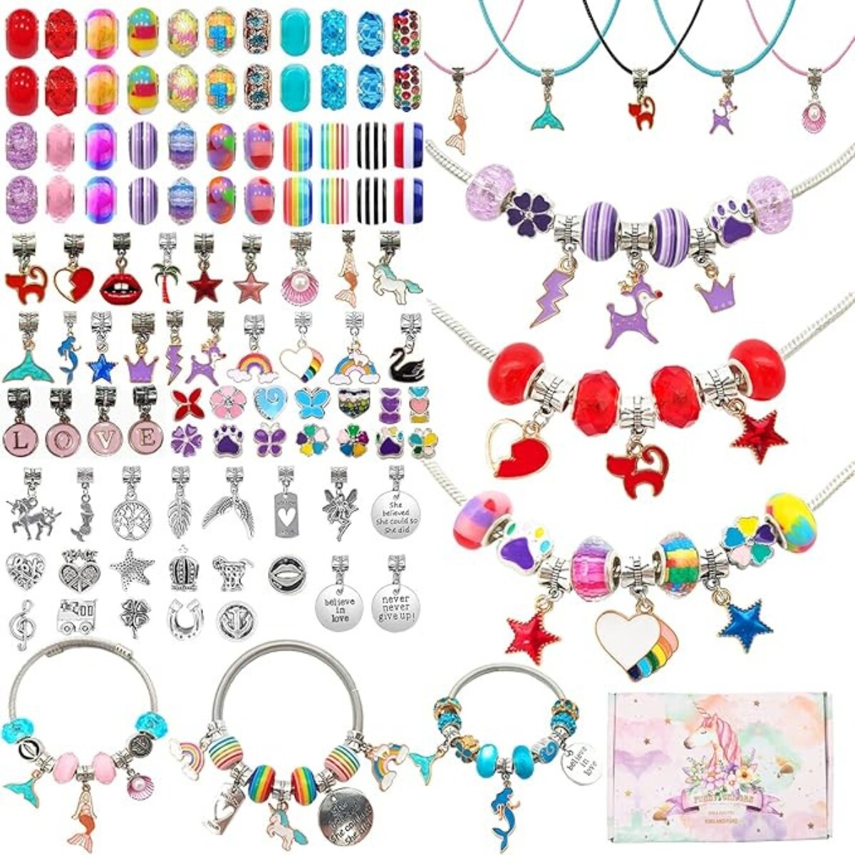 Kit Infantil Crea Tu Pulsera Unicornio IYTRER-081 