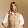 CHALECO ALLIE OBIDOS BEIGE