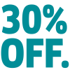 30 Años, 30% Off