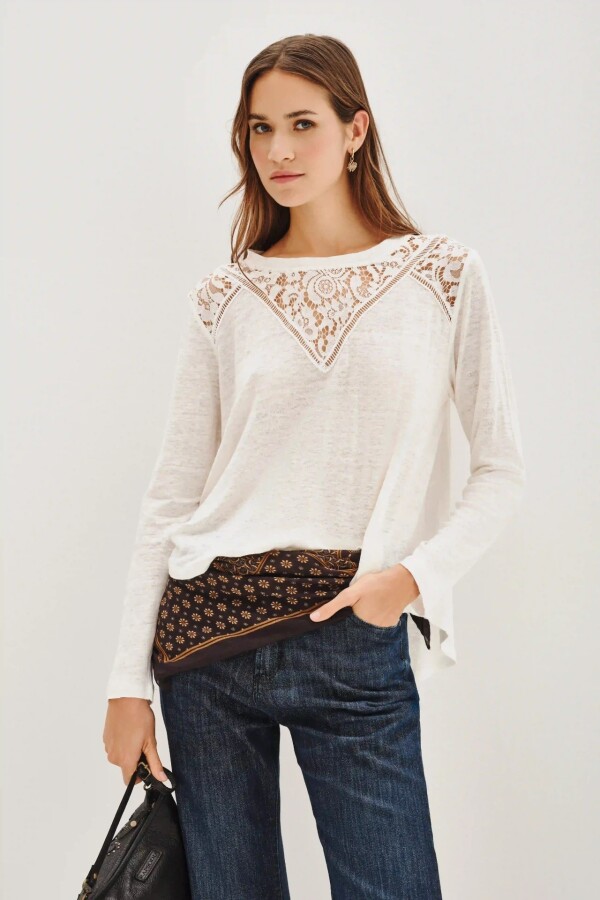 Remera Sophie Long Crudo