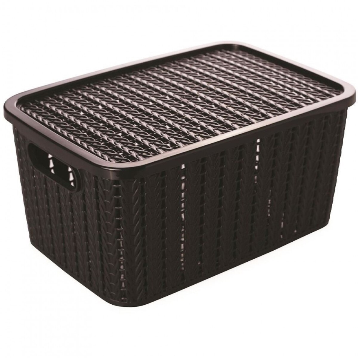 Caja Organizadora Imit Rattan C/Tap 