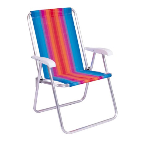 HAUSHOF Silla de playa con respaldo alto, silla plegable con