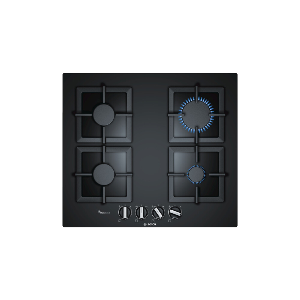 Anafe a gas Bosch PPP6A6B20 Vidrio 60 cm Anafe a gas Bosch PPP6A6B20 Vidrio 60 cm