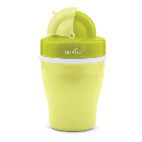 Vaso con pajita con doble pared 200ml de Nuvita verde VERDE