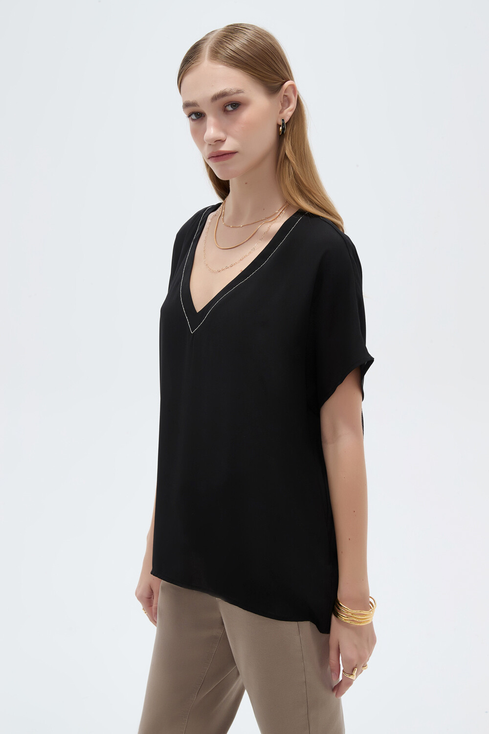 Blusa Poliaz Negro