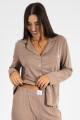 Pijama nine ribb yummy Beige
