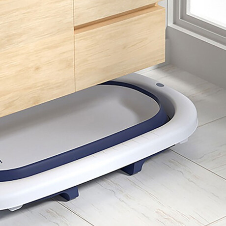 Set x 3 Bañito Bebé Plegable Control De Temperatura Celeste