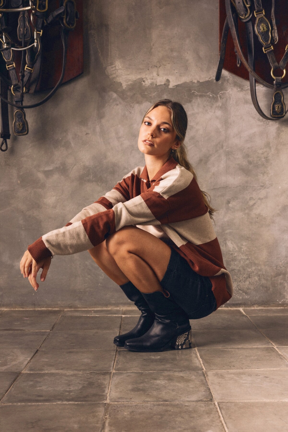 City Boots Vol2 Negro / Vibora Gris