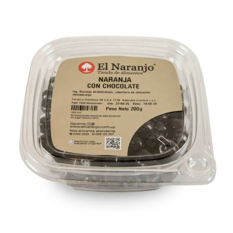 Naranja Con Chocolate El Naranjo 200 Grs