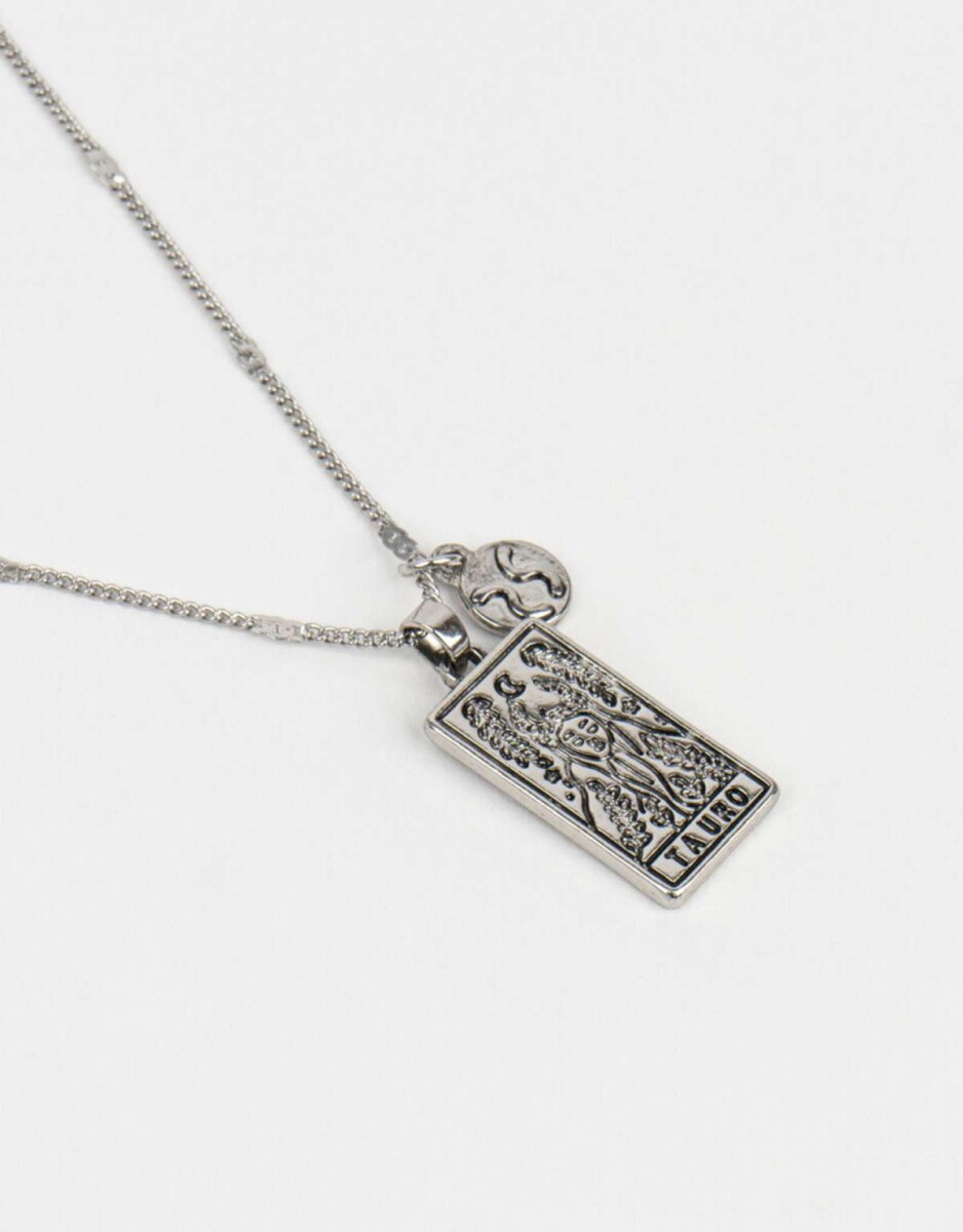 Cadena Con Dije De Zodíaco Cáncer - Plateado 