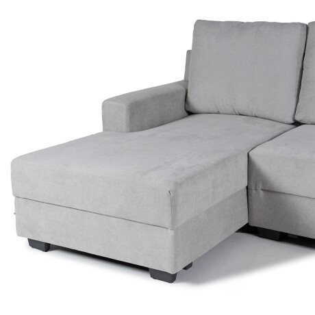 Rinconera Lucci - Tela Microfibra - Chaise izquierdo Berlin 05 (Ceniza)
