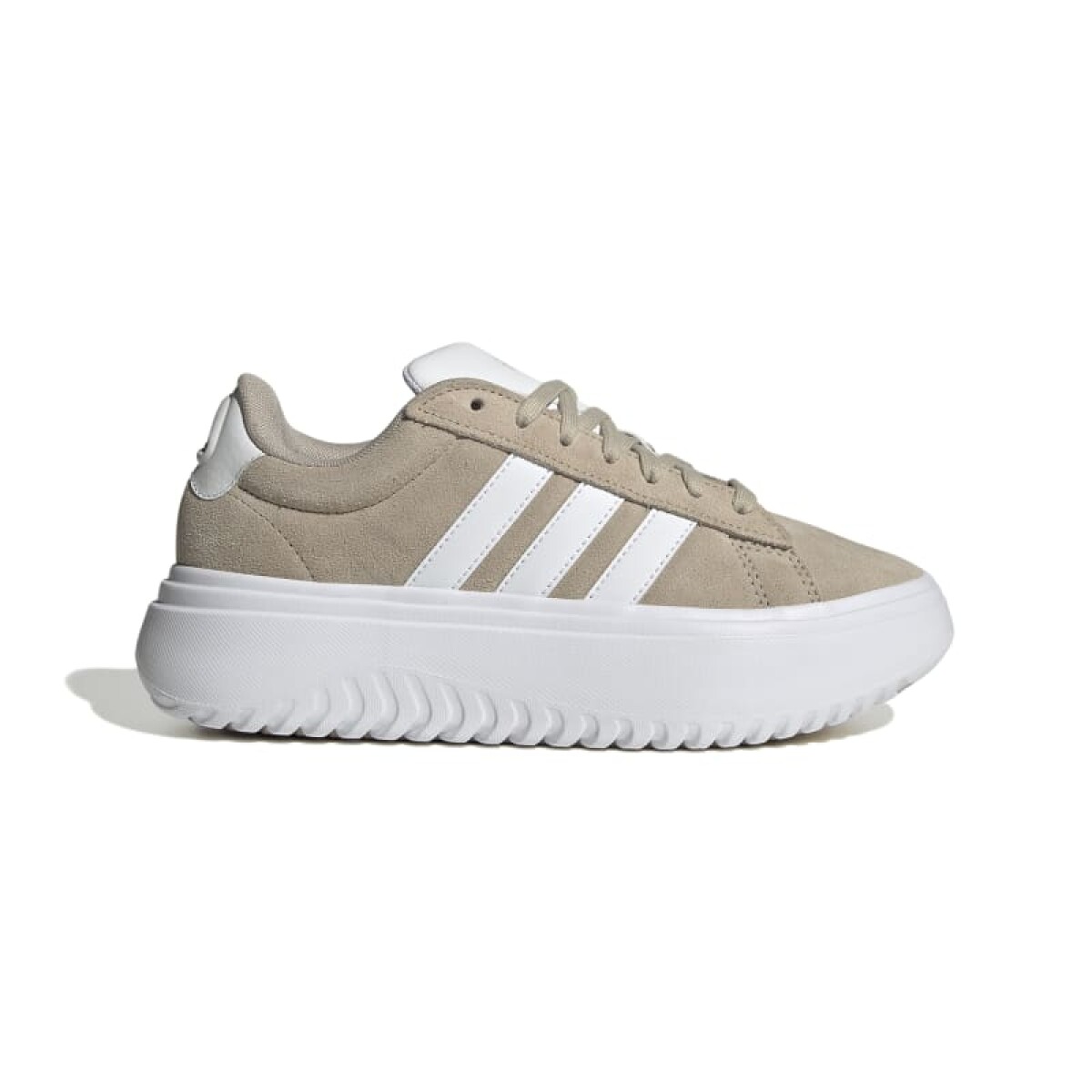 Championes Adidas GRAND COURT PLATFORM de Mujer - IH2408 - Beige-blanco 