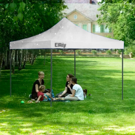 Gazebo 3x3mt Toldo Carpa Uv30 Impermeable Resistente Blanco