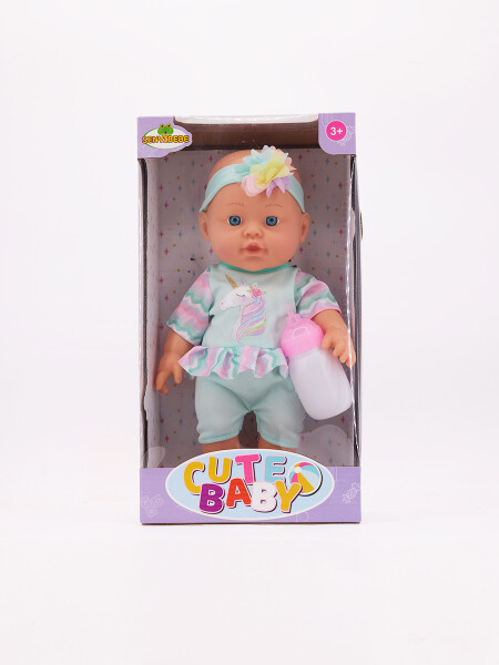 BEBE UNICORNIO CON MEMA ROSADO (V)