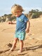 Camiseta Manga Corta Surf Flower Azul