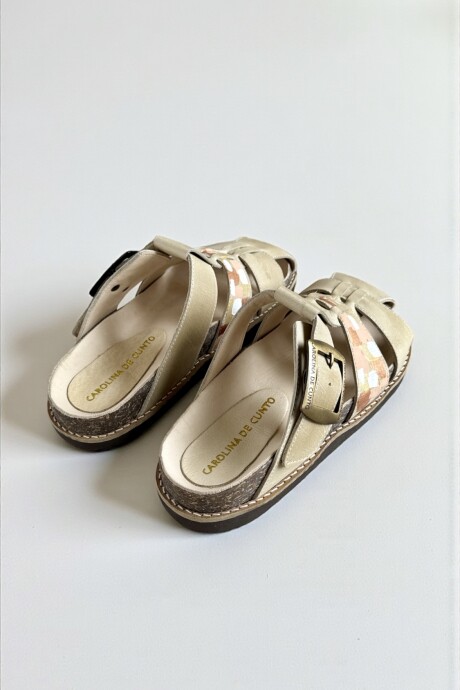 Sandalias GILI Natu Línea Ottenta Con Arte Pintado A Mano Sandalias GILI Natu Línea Ottenta Con Arte Pintado A Mano