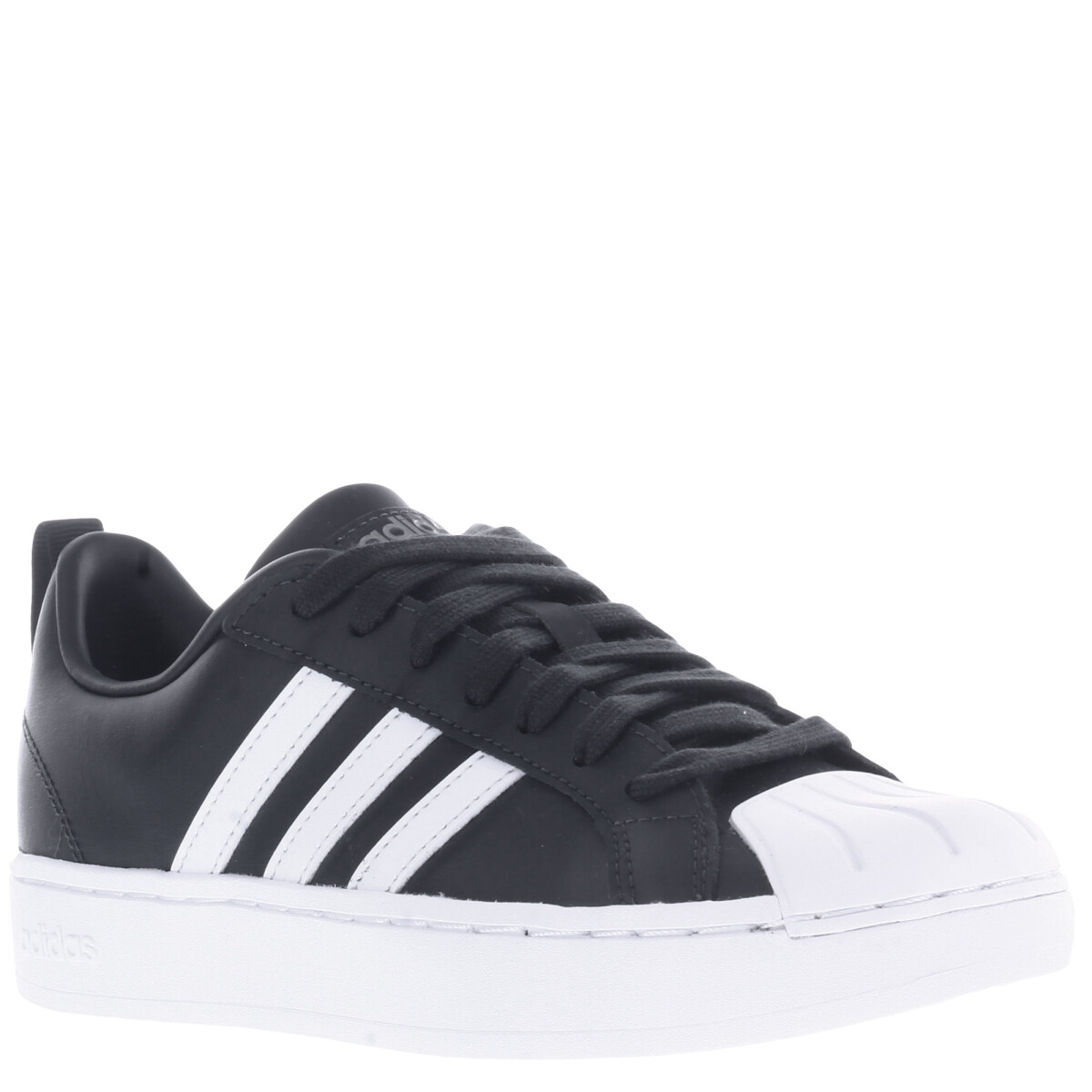 Championes de Hombre Adidas Street Check Court - Negro - Blanco 